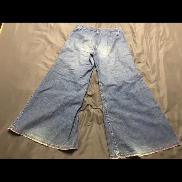 Vintage 1970’s Denim Bellbottoms - Picture 6 of 7